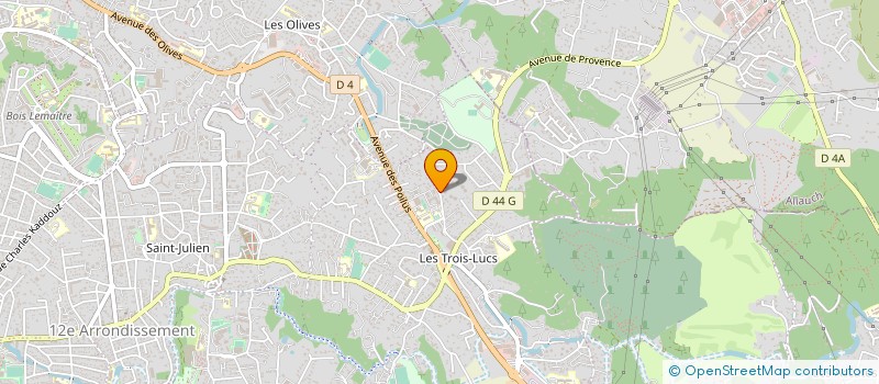 localisation de l'entreprise MADAME VERONIQUE BRAMANTI à MARSEILLE