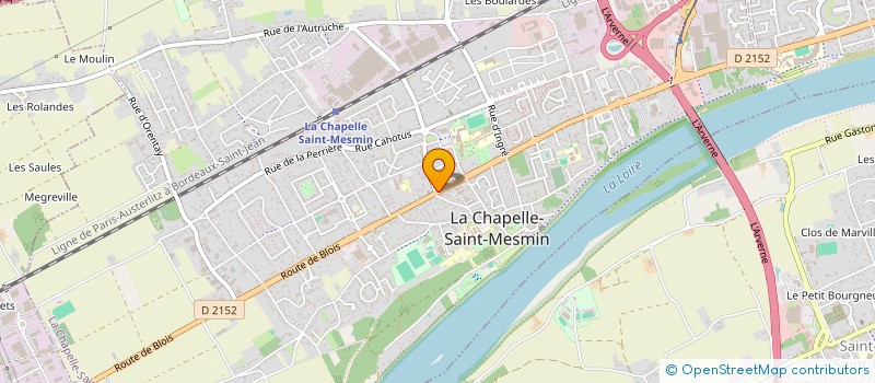 localisation de l'entreprise MADAME VERONIQUE BRANCHUT à LA CHAPELLE-SAINT-MESMIN