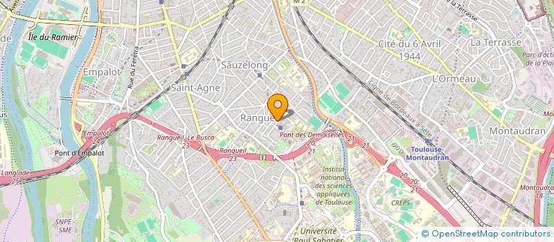 localisation de l'entreprise MADAME VERONIQUE BRANET à TOULOUSE