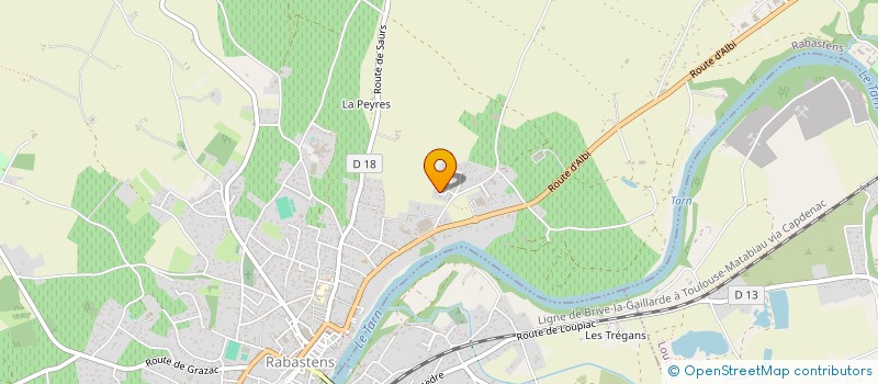 localisation de l'entreprise MADAME VERONIQUE BRAVO à RABASTENS