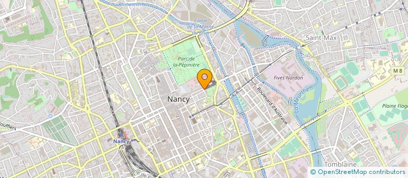localisation de l'entreprise MADAME VERONIQUE BRESILLON à NANCY