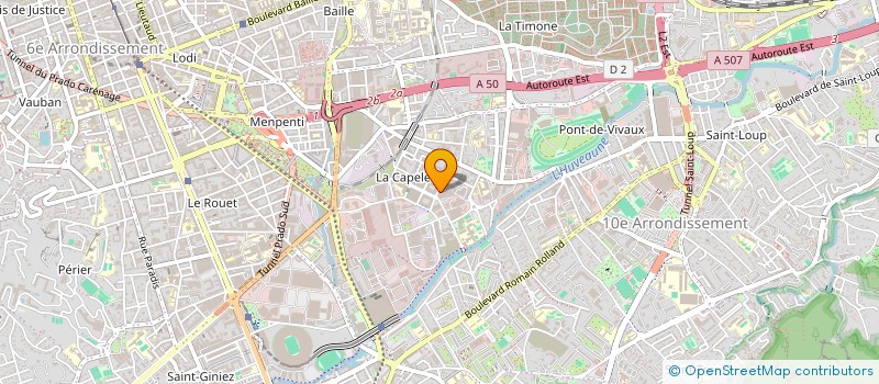 localisation de l'entreprise MADAME VERONIQUE BRESTIN  MARSEILLE