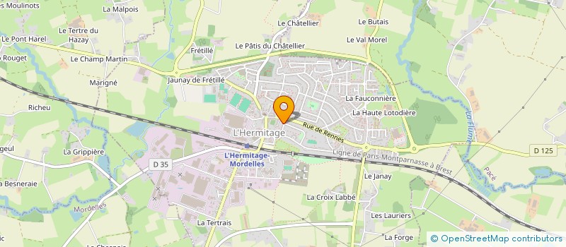 localisation de l'entreprise MADAME VERONIQUE BRIAND  CLAYES