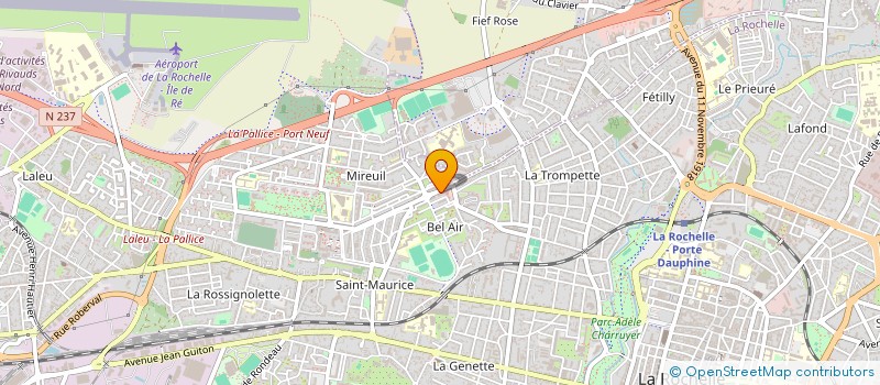 localisation de l'entreprise MADAME VERONIQUE BRINAS  LA ROCHELLE