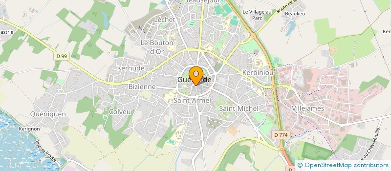 localisation de l'entreprise MADAME VERONIQUE BRIS à GUERANDE