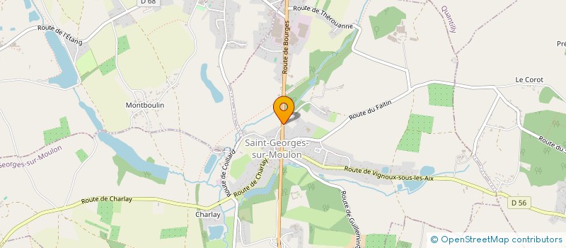 localisation de l'entreprise MADAME VERONIQUE BRISSON  SAINT-GEORGES-SUR-MOULON