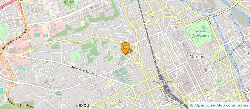 localisation de l'entreprise MADAME VERONIQUE BRODIEZ  NANCY