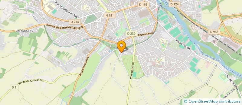 localisation de l'entreprise MADAME VERONIQUE BRON à AUXERRE