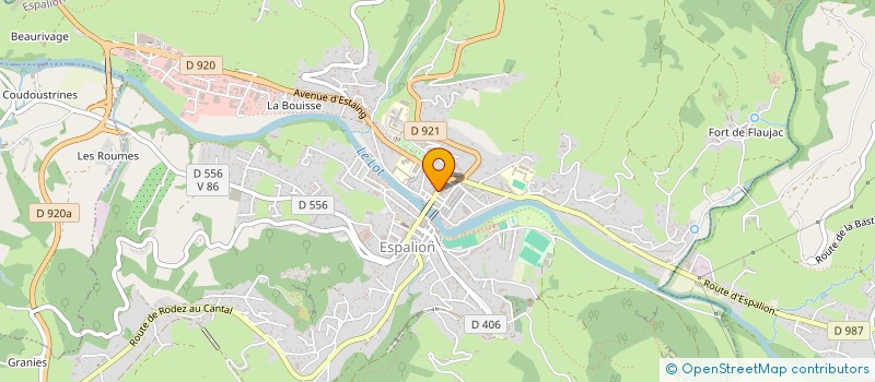 localisation de l'entreprise MADAME VERONIQUE BROUSSE  ESPALION