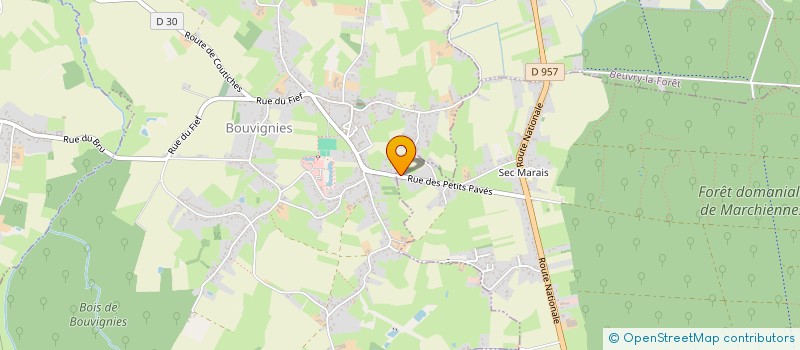 localisation de l'entreprise MADAME VERONIQUE BROUX à BOUVIGNIES