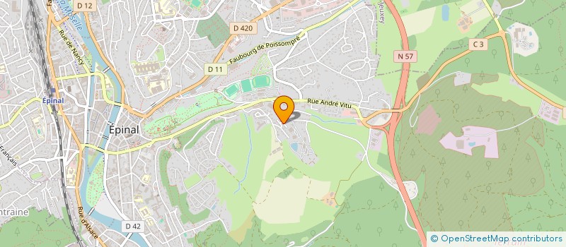 localisation de l'entreprise MADAME VERONIQUE BROZAT à EPINAL