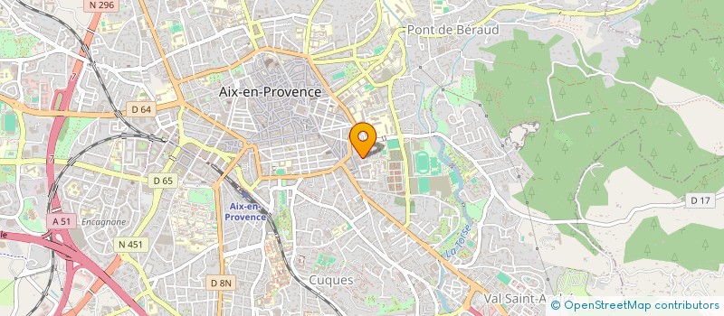 localisation de l'entreprise MADAME VERONIQUE BRUN à AIX-EN-PROVENCE