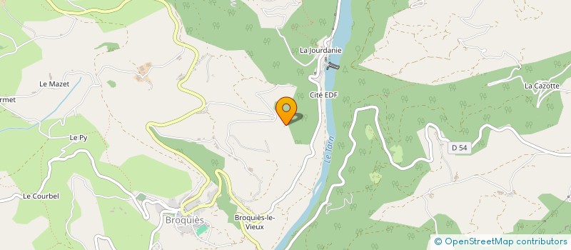 localisation de l'entreprise MADAME VERONIQUE BRUNEAU à BROUSSE-LE-CHATEAU