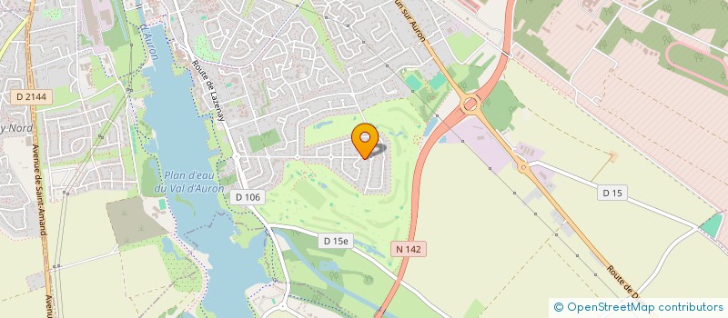 localisation de l'entreprise MADAME VERONIQUE BRUNOT  BOURGES