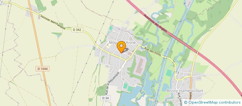 localisation de l'entreprise MADAME VERONIQUE BRUSCO à MOY-DE-L'AISNE