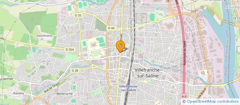 localisation de l'entreprise MADAME VERONIQUE BUATOIS à VILLEFRANCHE-SUR-SAONE
