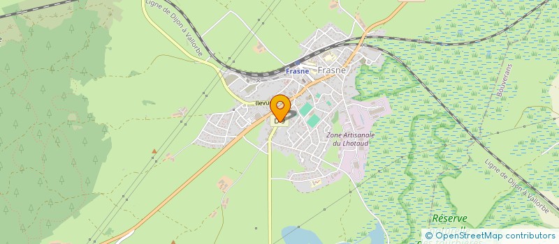 localisation de l'entreprise MADAME VERONIQUE BURGAT  FRASNE