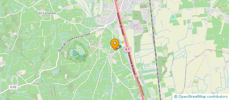 localisation de l'entreprise MADAME VERONIQUE BURY  COURTHEZON