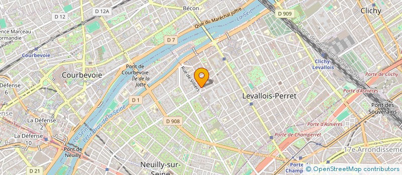 localisation de l'entreprise MADAME VERONIQUE BUSNEL à LEVALLOIS-PERRET