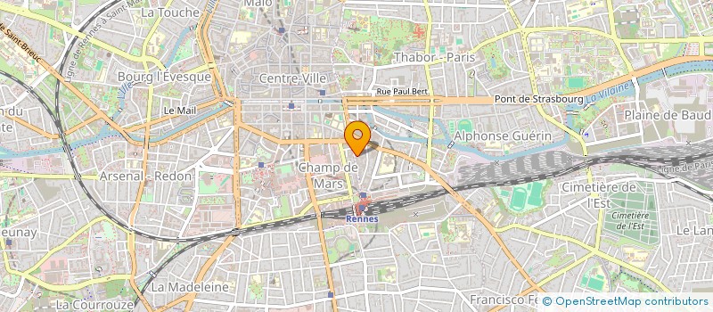 localisation de l'entreprise MADAME VERONIQUE BUYER  RENNES