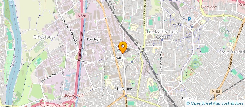 localisation de l'entreprise MADAME VERONIQUE CACHOT à TOULOUSE