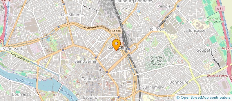 localisation de l'entreprise MADAME VERONIQUE CALCAGNO  TOULOUSE