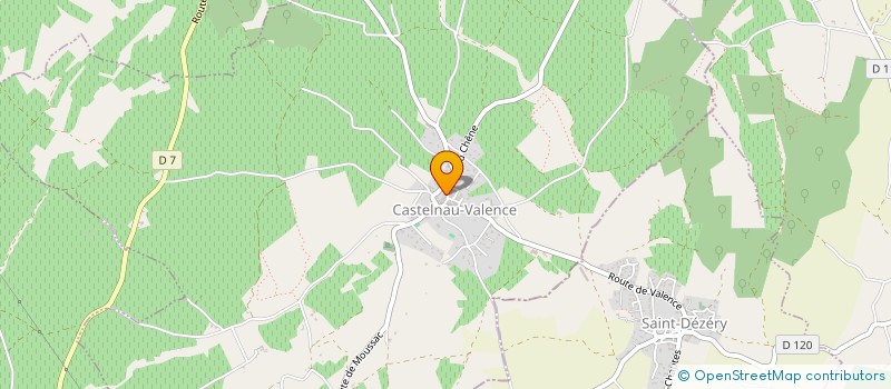 localisation de l'entreprise MADAME VERONIQUE CALLAIT à CASTELNAU-VALENCE