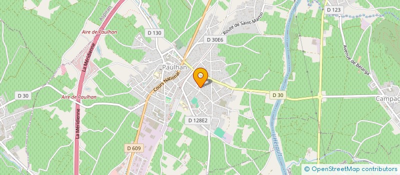 localisation de l'entreprise MADAME VERONIQUE CAMPOY à PAULHAN