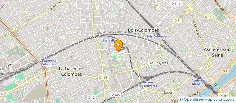 localisation de l'entreprise MADAME VERONIQUE CAMUS à BOIS-COLOMBES