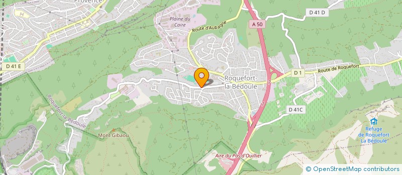 localisation de l'entreprise MADAME VERONIQUE CANDELA  ROQUEFORT-LA-BEDOULE