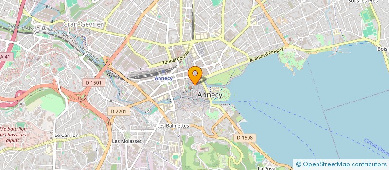 localisation de l'entreprise MADAME VERONIQUE CANET  SAINT-JORIOZ