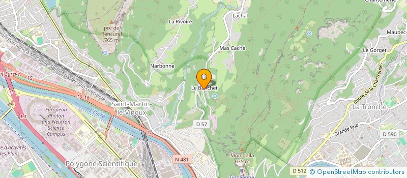 localisation de l'entreprise MADAME VERONIQUE CAPELLE  SAINT-MARTIN-LE-VINOUX