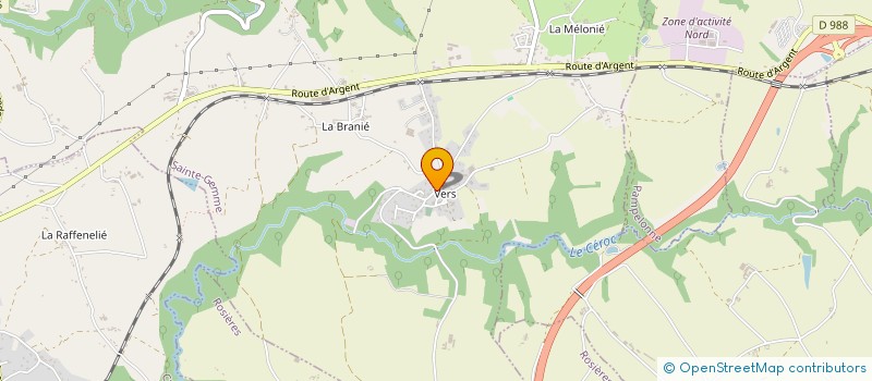 localisation de l'entreprise MADAME VERONIQUE CAPELLE  SAINTE-GEMME