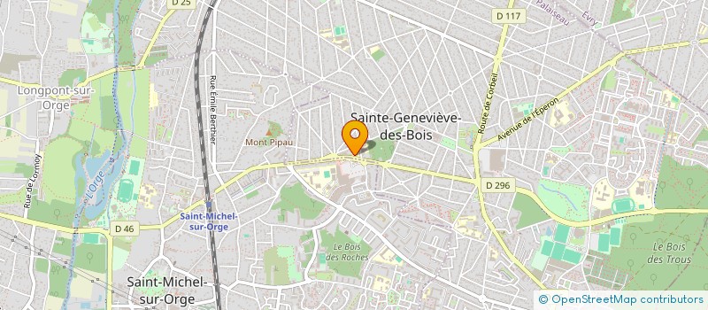 localisation de l'entreprise MADAME VERONIQUE CAPILLON  SAINTE-GENEVIEVE-DES-BOIS