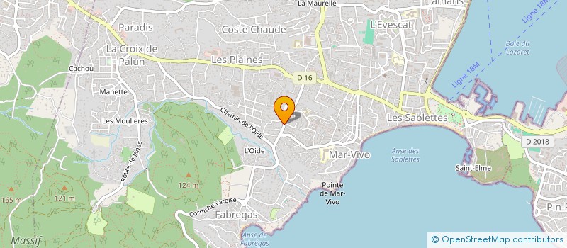 localisation de l'entreprise MADAME VERONIQUE CARABIN à LA SEYNE-SUR-MER