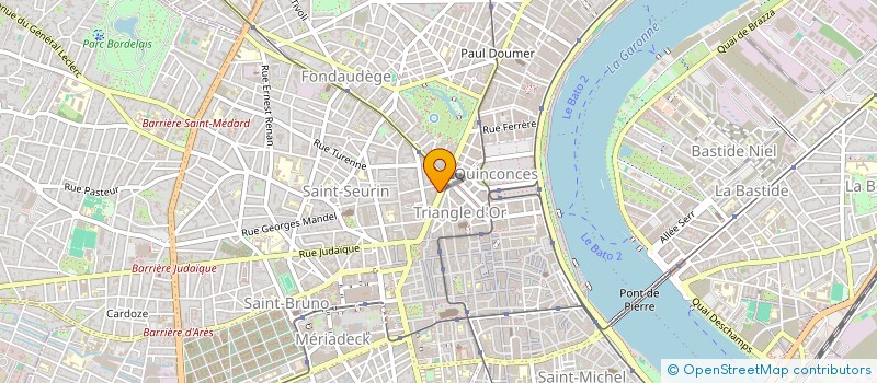 localisation de l'entreprise MADAME VERONIQUE CARBONNIER  BORDEAUX