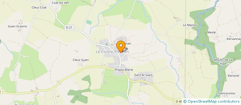 localisation de l'entreprise MADAME VERONIQUE CARIOU  LOTHEY