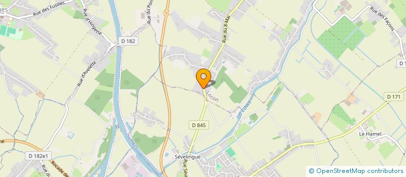 localisation de l'entreprise MADAME VERONIQUE CARLIER  LOCON