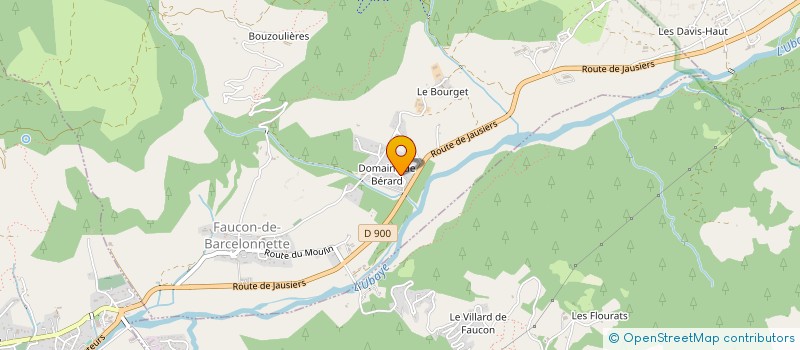 localisation de l'entreprise MADAME VERONIQUE CARLIN  SAINT-PONS