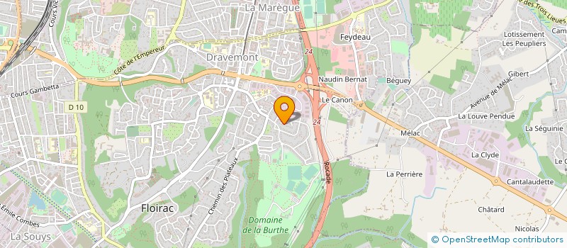 localisation de l'entreprise MADAME VERONIQUE CARPENTIER à FLOIRAC