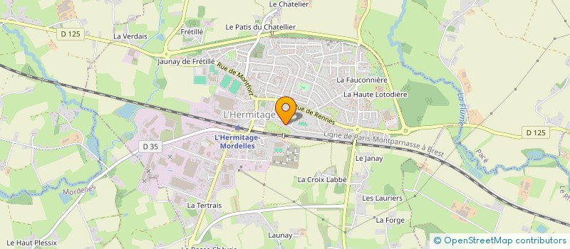 localisation de l'entreprise MADAME VERONIQUE CARREL  L'HERMITAGE