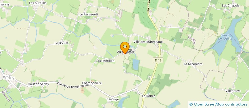 localisation de l'entreprise MADAME VERONIQUE CART GRANDJEAN  SERLEY