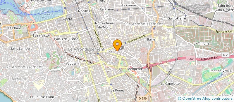 localisation de l'entreprise MADAME VERONIQUE CASTELLANI à MARSEILLE