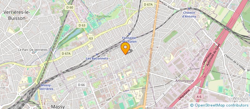 localisation de l'entreprise MADAME VERONIQUE CATHERINE LAUBEAU à ANTONY