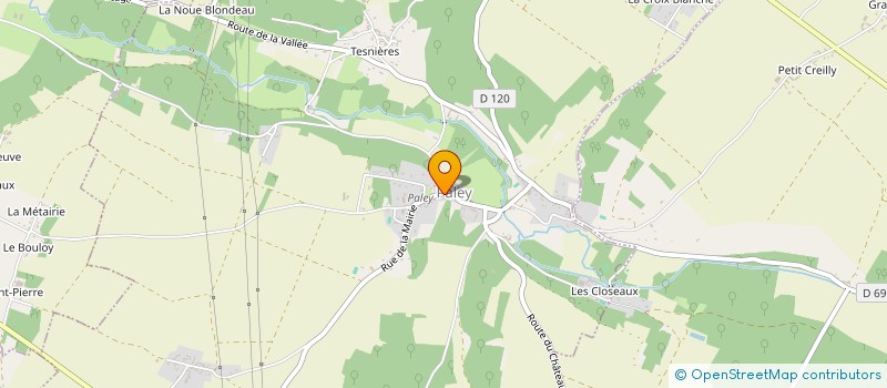 localisation de l'entreprise MADAME VERONIQUE CAU  PALEY