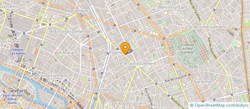 localisation de l'entreprise MADAME VERONIQUE CAUCHEFER  PARIS