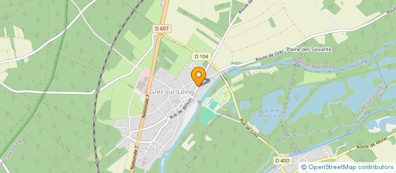 localisation de l'entreprise MADAME VERONIQUE CAZALIERES à GREZ-SUR-LOING