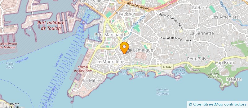 localisation de l'entreprise MADAME VERONIQUE CECINI  TOULON