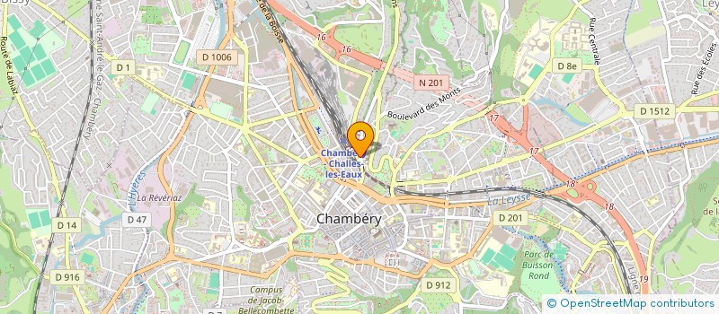 localisation de l'entreprise MADAME VERONIQUE CERVELLIN  CHAMBERY