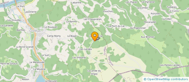 localisation de l'entreprise MADAME VERONIQUE CESARI à CENAC ET SAINT JULIEN